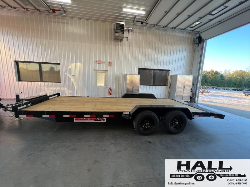 2024 Trailerman 84"x20'+2' 10K Heavy Duty Car Hauler Trailer 2jr6Om8d8z0u
