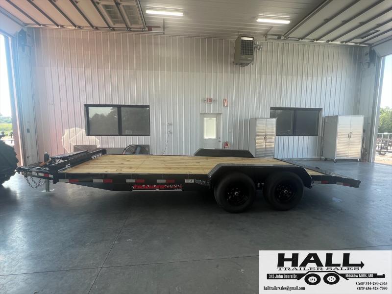 2025 Trailerman 84"x16'+2' 10K Heavy Duty Car Hauler Trailer wcO0NEd3adq5