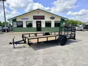 2026 Load Trail SE8314  83" x 14' Single Axle Utility W/ 2' Dovetail & 3' Spring Assist Gat 