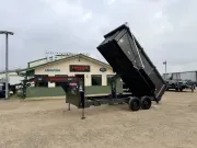 2026 Maxx-D Trailers DJX8316G  16' x 83" 17.5k Gooseneck Dump W/ 4' Sides - Hydraulic Jacks 