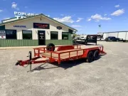 2026 Maxx-D Trailers U3X8316  16' x 83" 7k Tandem Axle Utility 4' Spring Assist Gate 