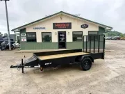 2026 Rice Trailers SST7612 76" x 12' Single Axle Stealth Solid Sides Utility 