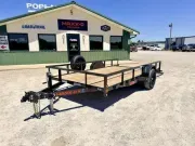 2026 Maxx-D Trailers S3X8314 83" x 14' Heavy Single Axle Utility W/ 4' Gate (5.2k GVWR) With Bra 
