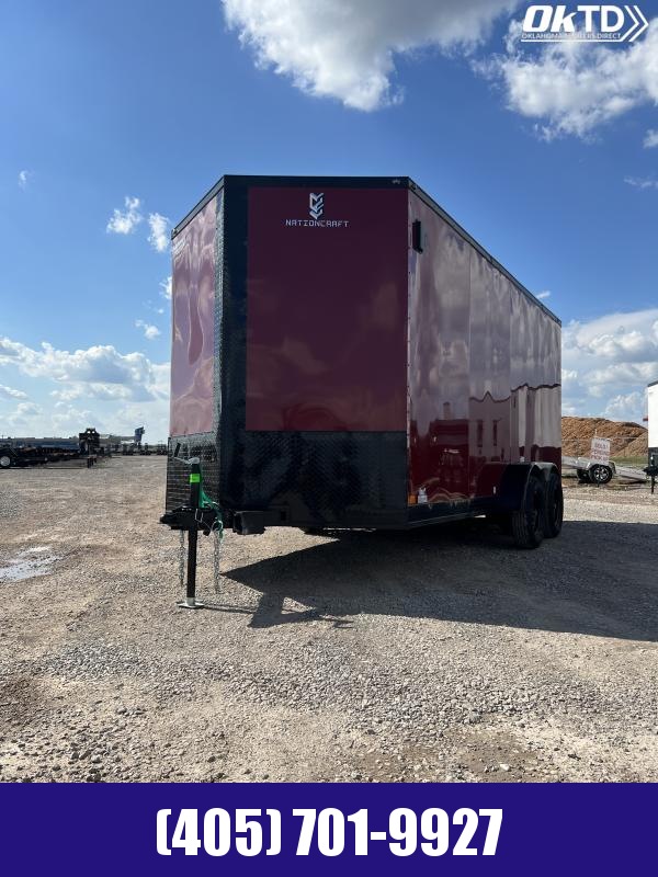 Enclosed Cargo Trailer Nationcraft 7 X 16 7k Enclosed Cargo Trailer Nationcraft 7 X 16 7k