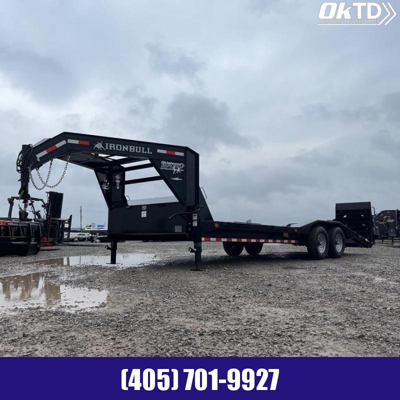 2022 Iron Bull 102" x 24' Tandem Axle Gooseneck Equipment Trailer w/ Rampage Ramps/ Drive Over Fenders 2022 Iron Bull 102" x 24' Tandem Axle Gooseneck Equipment Trailer w/ Rampage Ramps/ Drive Over Fenders