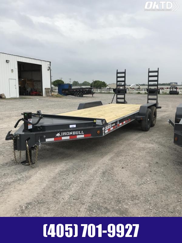 2021 Iron Bull 83" x 20' Tandem Axle 14K GVWR Equipment Trailer w/ Stand Up Ramps 2021 Iron Bull 83" x 20' Tandem Axle 14K GVWR Equipment Trailer w/ Stand Up Ramps