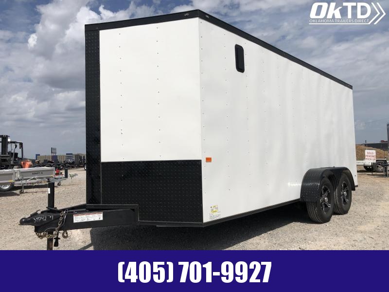 Used 2022 Rock Solid Cargo 7' x 16' Tandem Axle 7K GAWR Enclosed Cargo Trailer Used 2022 Rock Solid Cargo 7' x 16' Tandem Axle 7K GAWR Enclosed Cargo Trailer