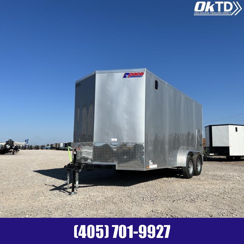 Enclosed Cargo Trailer Pace American 7 X 16 7k Enclosed Cargo Trailer Pace American 7 X 16 7k