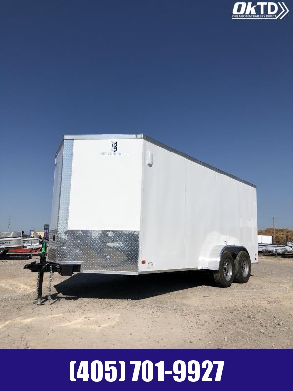Enclosed Cargo Trailer Nationcraft 7 X 16 7k Enclosed Cargo Trailer Nationcraft 7 X 16 7k