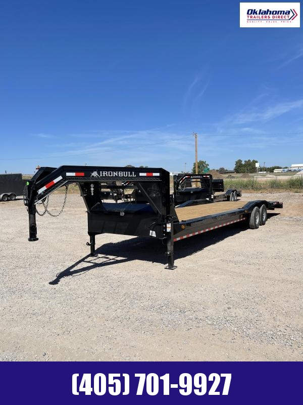 2022 Iron Bull 102" x 32' Tandem Axle Gooseneck Equipment Trailer w/ Drive Overs 2022 Iron Bull 102" x 32' Tandem Axle Gooseneck Equipment Trailer w/ Drive Overs