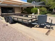 17’ Dual Axle Flatbed ATV Utility Trailer