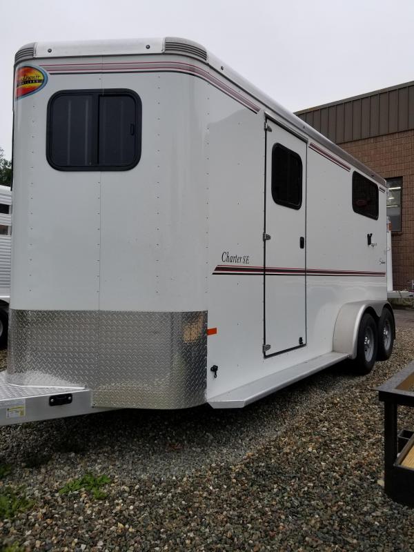 2023 Sundowner Trailers 2H BP w side unload Horse Trailer