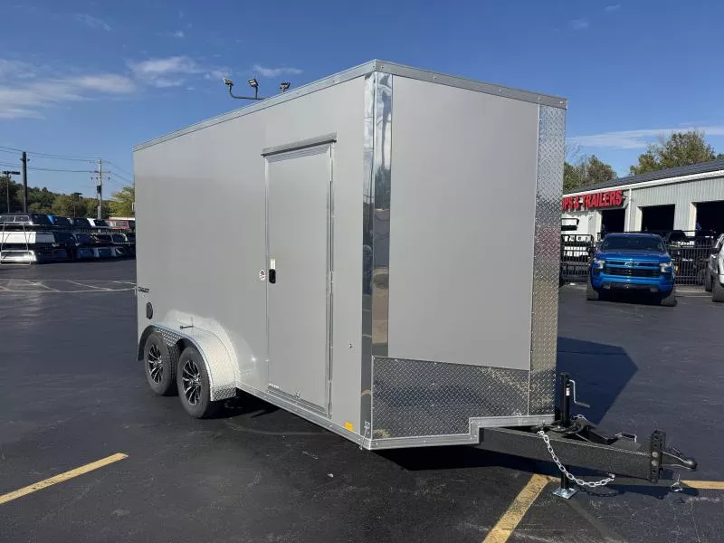 2026 Formula Trailers 7 x 14 Conquest Flat Top Sloped V-Nose Cargo / Enclosed Trailer