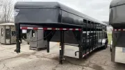 Valley Trailers 76824 6'8" X 24' X 6'6" STOCK GOOSENECK TRAILER