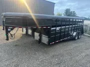 2027 Valley Trailers 76820 6'8" X 20' X 6'6" STOCK GOOSENECK TRAILER