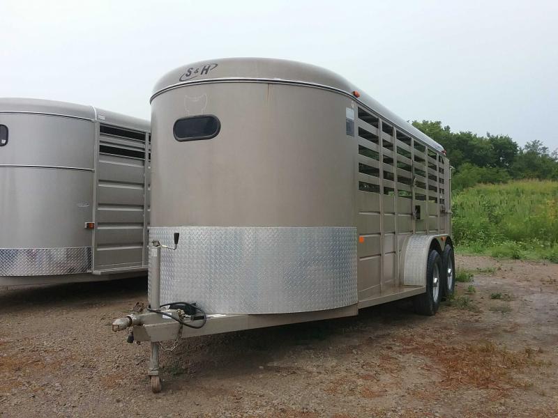 2008 S and H Trailers TRAILERUSEDINVENTORY Livestock Trailer 2008 S and H Trailers TRAILERUSEDINVENTORY Livestock Trailer