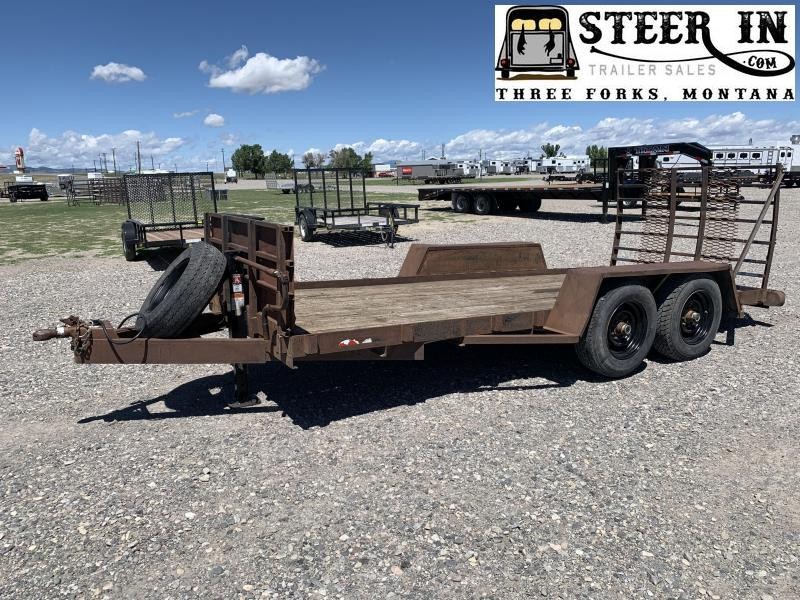 1986 Homemade 15'9" Equipment Trailer 1986 Homemade 15'9" Equipment Trailer