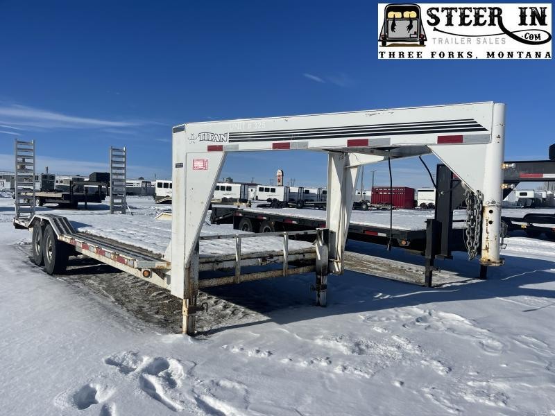 2009 Titan Trailers 24' GN Flatbed Trailer 2009 Titan Trailers 24' GN Flatbed Trailer