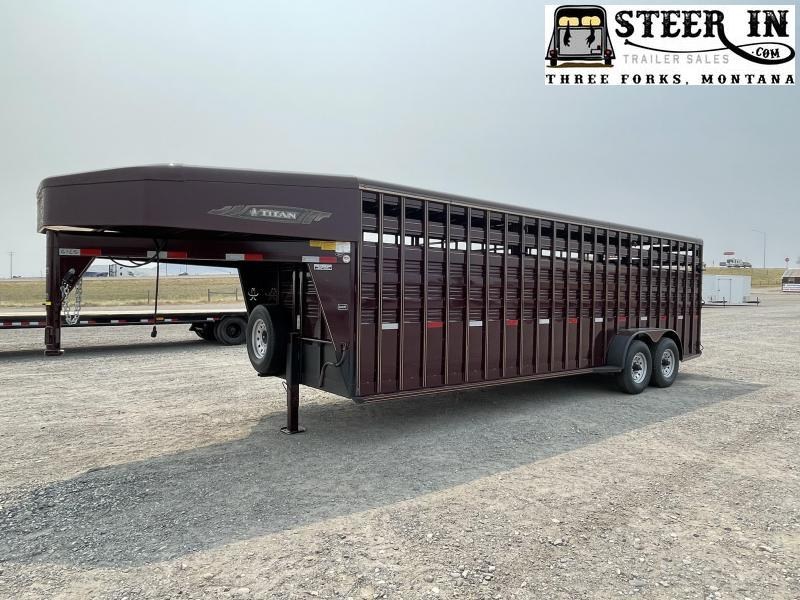 2021 Titan 24' Standard Stock Livestock Trailer 2021 Titan 24' Standard Stock Livestock Trailer