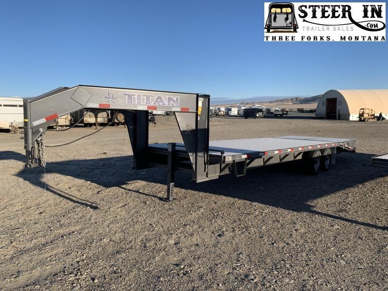 2021 Titan 26' (20+6) Ruff Neck Flatbed Trailer 2021 Titan 26' (20+6) Ruff Neck Flatbed Trailer