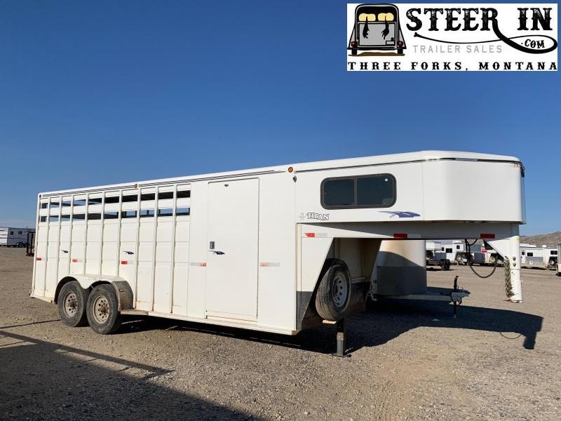 1999 Titan 20' STOCK/COMBO Livestock Trailer 1999 Titan 20' STOCK/COMBO Livestock Trailer