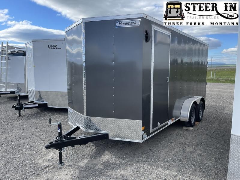 2022 Haulmark Passport Deluxe 7x16 Cargo / Enclosed Trailer Steer In Trailer Sales New and