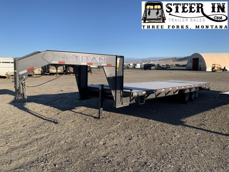 2021 Titan 26' (20+6) Ruff Neck Flatbed Trailer 2021 Titan 26' (20+6) Ruff Neck Flatbed Trailer