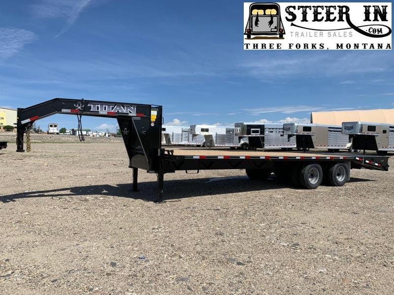 2020 Titan 26' (20+6) Tandem Dually Flatbed Trailer 2020 Titan 26' (20+6) Tandem Dually Flatbed Trailer