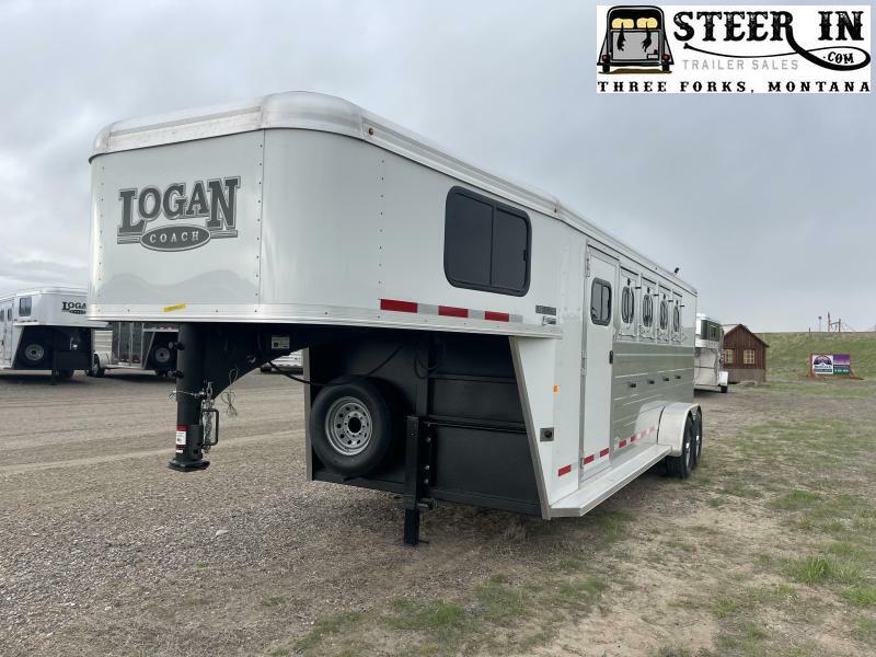 2020 Logan Coach BULLSEYE 3H BP Horse Trailer Steer In Trailer Sales