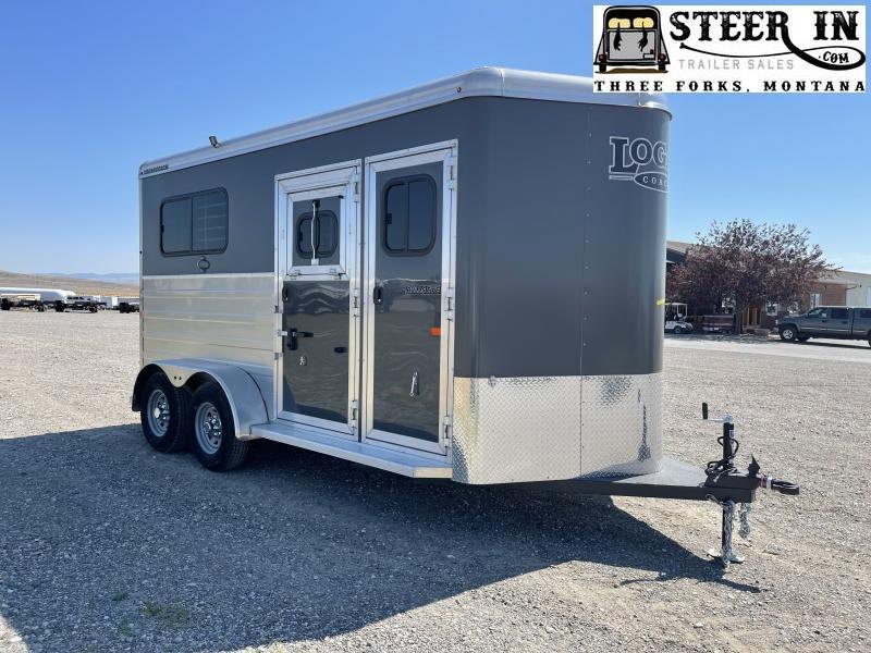 2022 Logan Coach 2H BULLSEYE STRAIGHT LOAD Horse Trailer Steer In