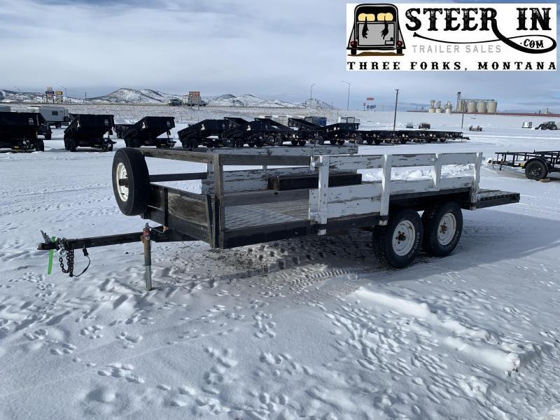 1985 Homemade 16'9" Utility Trailer 1985 Homemade 16'9" Utility Trailer