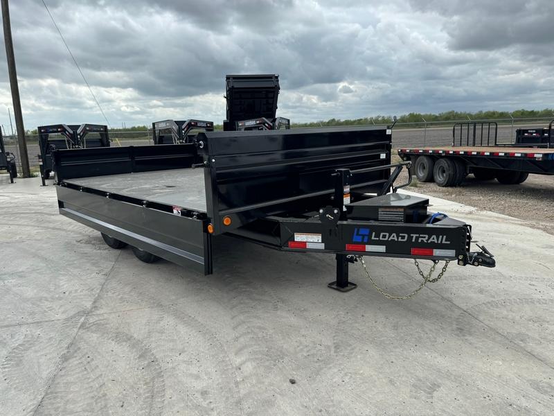 Load Trail 96'' x 14' DECK OVER DUMP FOLD DOWN SIDES 14K