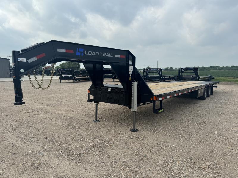 36' GOOSNECK FLATBED HYDRO TAIL W/ HYDRO JACKS 24K