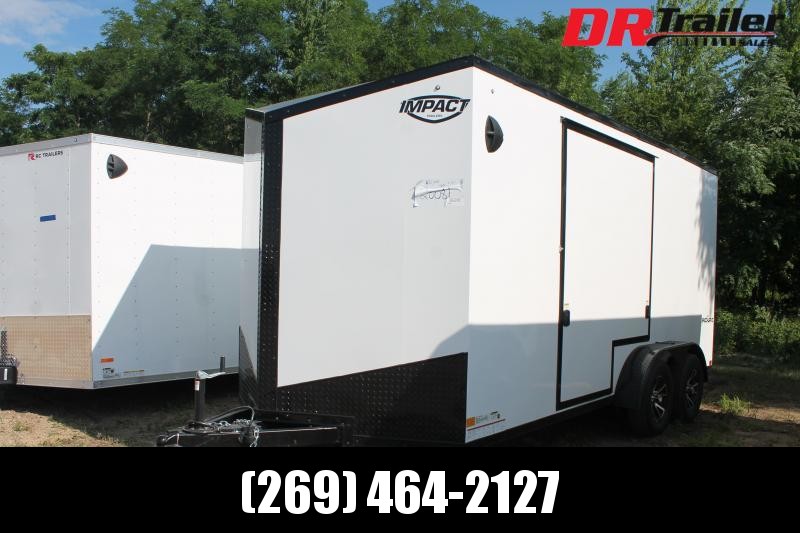 2023 Impact Trailers 7' X 16' + 12" RD ENCLOSED TRAILER Enclosed Cargo Trailer 2023 Impact Trailers 7' X 16' + 12" RD ENCLOSED TRAILER Enclosed Cargo Trailer