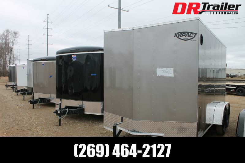 2023 Impact Trailers 7' X 14' +6" RD ENCLOSED TRAILER Cargo / Enclosed Trailer