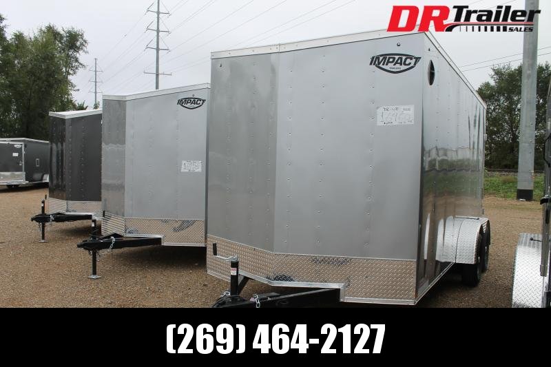 2022 Impact Trailers 7' X 16' + 12" RD ENCLOSED TRAILER Enclosed Cargo Trailer 2022 Impact Trailers 7' X 16' + 12" RD ENCLOSED TRAILER Enclosed Cargo Trailer