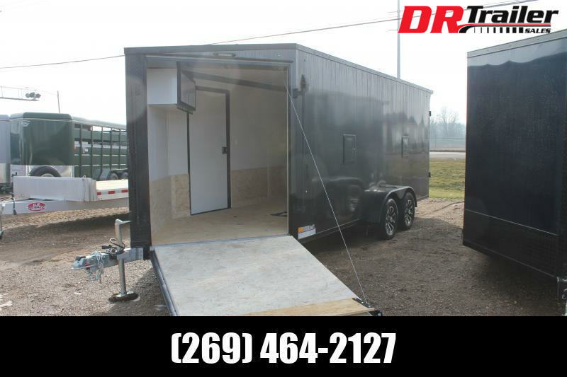 2023 Impact Trailers 7' X 23' ENCLOSED SNOW MOBILE COMBO TRAILER Snowmobile Trailer