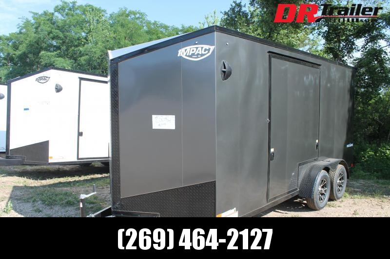 2023 Impact Trailers 7' X 16' + 12" RD ENCLOSED TRAILER Enclosed Cargo Trailer 2023 Impact Trailers 7' X 16' + 12" RD ENCLOSED TRAILER Enclosed Cargo Trailer