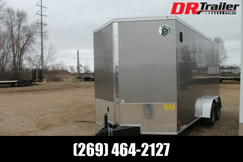 2023 Darkhorse Cargo 7' X 16' + 12" RD  Cargo / Enclosed Trailer