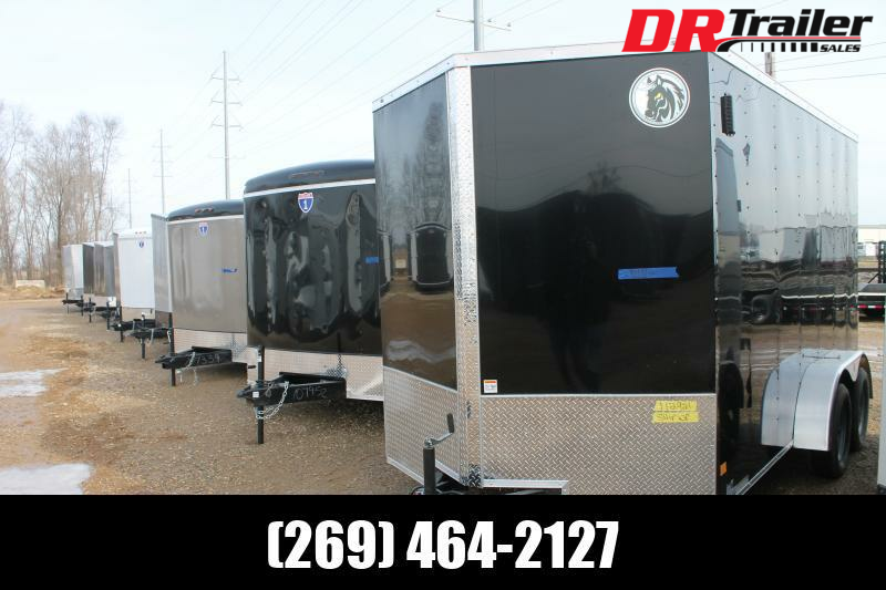 2023 Darkhorse Cargo 7' X 14' + 12" RD ENCLOSED TRAILER Cargo / Enclosed Trailer
