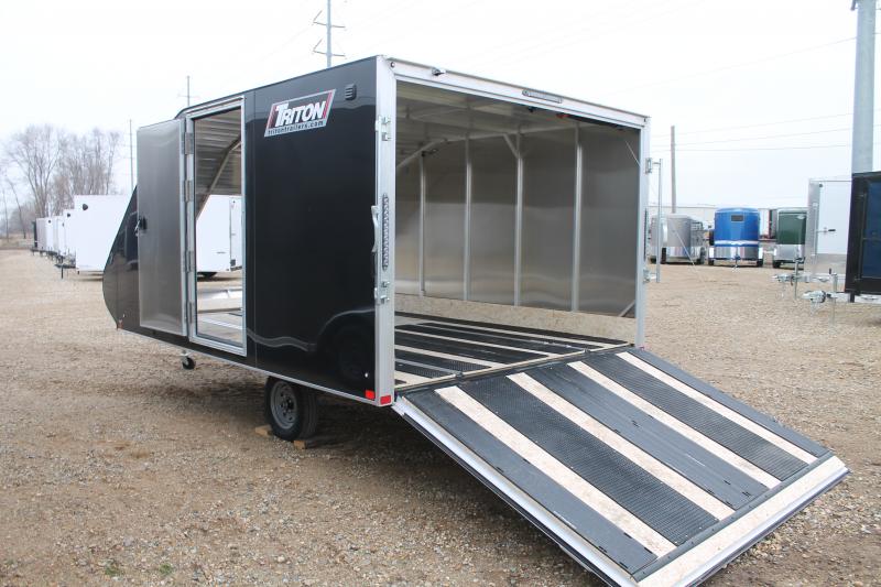 2023 Triton Trailers TC 128 SNOW MOBILE TRAILER Snowmobile Trailer