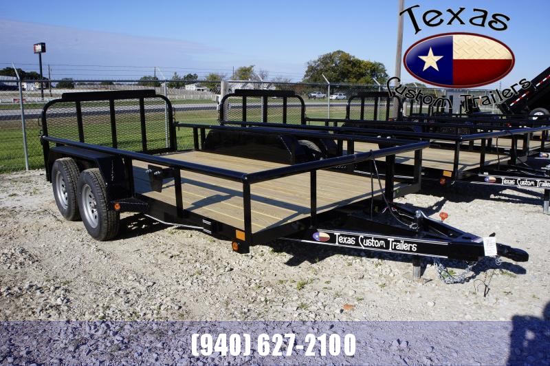 2023 East Texas 77"x14' 7K Utility Trailer Texas Custom Trailer Sales
