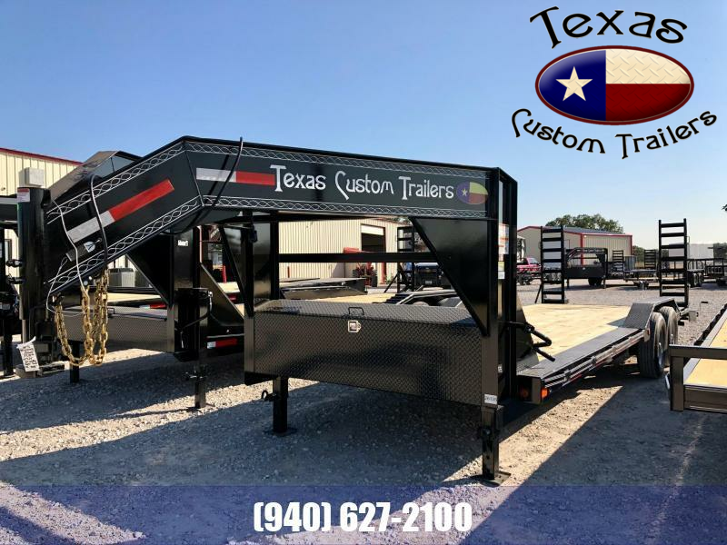 2021 East Texas 102"X25' Gooseneck HD Deck Over 14K Flatbed/Equipment