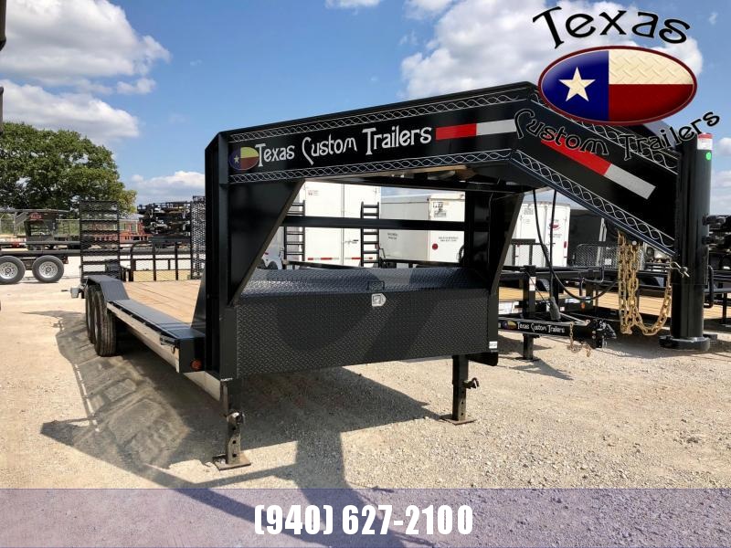 2021 East Texas 102"X24' Gooseneck Low Boy 14K Flatbed/Equipment Trailer 2021 East Texas 102"X24' Gooseneck Low Boy 14K Flatbed/Equipment Trailer