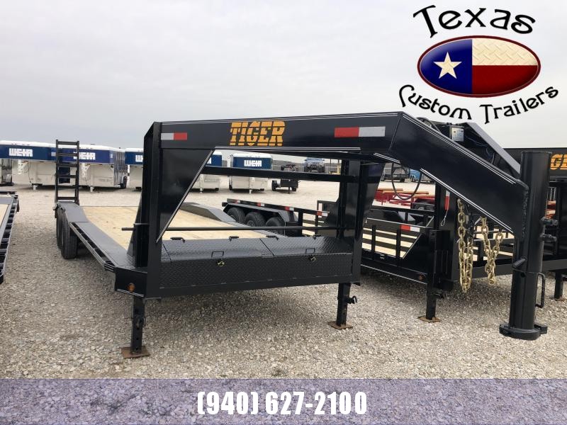 2021 Tiger 102" X 24' Gooseneck Lowboy Flatbed/Equipment Trailer 2021 Tiger 102" X 24' Gooseneck Lowboy Flatbed/Equipment Trailer