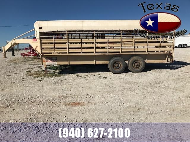 1982 USED 6x20 Dugan Gooseneck Livestock Trailer 1982 USED 6x20 Dugan Gooseneck Livestock Trailer