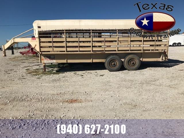 1982 USED 6x20 Dugan Gooseneck Livestock Trailer 1982 USED 6x20 Dugan Gooseneck Livestock Trailer