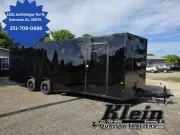2026 Rock Solid Cargo 8.5x24 BLACK BLACKOUT SPORT TRAILER 7' INTERIOR - POLYCORE -