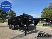 2027 Load Trail 83X16X4 GOOSENECK DUMP- TELESCOPIC LIFT- 7 GAUGE FLOOR