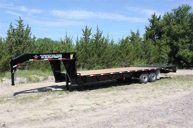 2022 Titan 24'+6' Gooseneck Flatbed Trailer 2022 Titan 24'+6' Gooseneck Flatbed Trailer